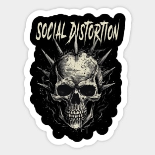 SOCIAL DISTORTION BAND Sticker